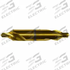 KEO Center Drill: Plain Type, #4/0, 60°, 1 1/4 in Overall Lg, TiN Coated Cobalt (MPN 906-000-624). Key specifications — Brand: KEO; End Type: Double End.