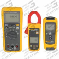 FLUKE Digital Multimeter Clamp On Kit: Clamp Meter/Digital Multimeter, CAT III 600V, IP42, IP54 (MPN FLK-3000FC H). Key specifications — attr1331012: 10,000; attr1331024: 4,000; attr1331068: FLUKE; attr1383319: AC Current; Resistance.