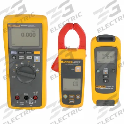 FLUKE Digital Multimeter Clamp On Kit: Clamp Meter/Digital Multimeter, CAT III 600V - Multimeter & Clamp Meter Kits