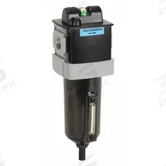 WILKERSON Oil Removal Filter: Coalescing, 1/2 in NPT, 0.01 micron, 72 cfm, 150 psi Max Op Pressure (MPN M28-04-CH00B). Key specifications — attr110055: M28; attr110008: WILKERSON.