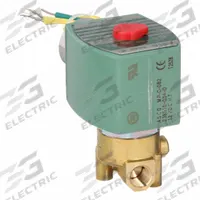 REDHAT Solenoid Valve: 2-Way, Normally Closed, 1/8 in Pipe Size, 12V DC, High Flow, Brass Body (MPN 8262H014). Key specifications — Pipe Size: 1/8 in; Voltage: 12V DC; Brand: REDHAT; Coil Enclosure: Without Junction Box.