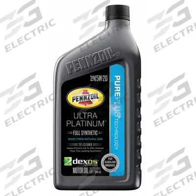 PENNZOIL Engine Oil: Synthetic, 1 qt Size, Bottle, 5W-20 - Gasoline Engine Oil