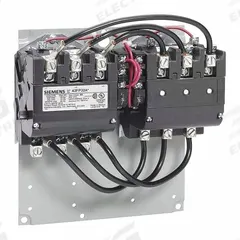 SIEMENS NEMA Magnetic Contactor: Reversing, 3 Poles, NEMA Size 2-1/2, 60 A, 208V AC (MPN 43GP32AD). Key specifications — Brand: SIEMENS.