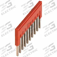SCHNEIDER Bridge: Red (MPN NSYTRAL210). Key specifications — Compatible Manufacturer Model Number: NSYTRP22; Compatible with Product Type: TRH IDC Terminal Block; Brand: SCHNEIDER.