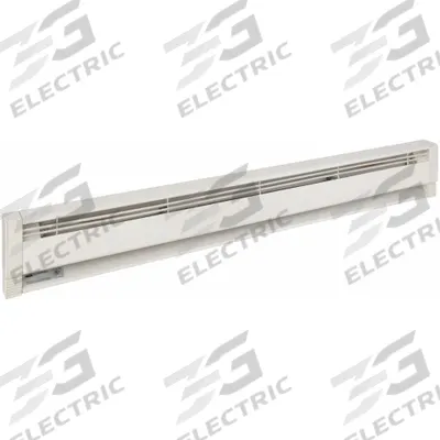 Dayton Electric Baseboard Heater: Commercial Grade, 938W/1250W, Thermostat Not Included - Oil-Filled Electric Baseboard Heaters