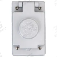 APPLETON ELECTRIC Weatherproof Cover: Copper-Free Aluminum, FD/FS, Toggle Switches, 1 Gangs, Gray (MPN FSK-WT2). Key specifications — Brand: APPLETON ELECTRIC; Color: Gray; Compatible with Product Type: Toggle Switches; Compatible with Series: FD; Mounting Orientation: Vertical.