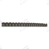 PROTO Impact Socket Set: 3/8 in Drive Size, Small Set (0-50 pieces) Set Size, 19 Pieces, Black Oxide (MPN J72206). Key specifications — attr1204251: PROTO; attr1215453: 3/8 in; attr1215454: 6 mm to 24 mm.