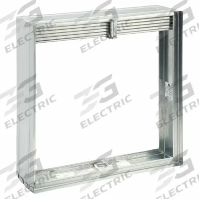 Dayton Square Gravity Fire Dampr: Static, 14 in H, 14 in W, 3 3/4 in L, Galvanized Steel Frame - Rectangular Fire Dampers