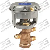 JOHNSON CONTROLS Pneumatically Actuated Diaphragm Valve: 1/2 in, Brass, 3-Way, Flare x Flare x Flare (MPN V-4332-1007). Key specifications — Diaphragm Material: Reinforced Synthetic Rubber; Actuator Operation: Air to Spring; Connection Type - Side 2: Flare; Brand: JOHNSON CONTROLS; For Media: Water; Inlet Connection: Flare; Diaphragm Valve Type: 3-Way; Connection Type-Side 1: Flare.