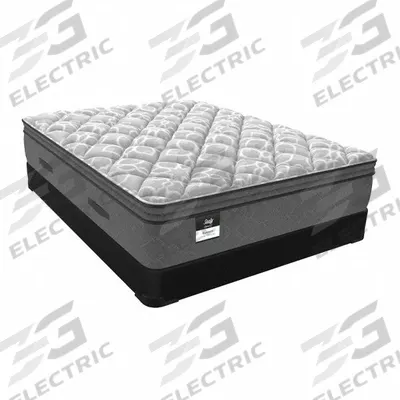 SEALY Bed Mattress: Twin, Soft, Knit Fabric, 11 1/2 in Overall Ht, 38 in Overall Wd - Dunmore by Sealy
