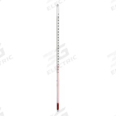 THERMCO Liquid In Glass Thermometer, Safety Coated: 0°C to 200°C, Partial Immersion - Partial-Immersion Liquid-in-Glass Lab Thermometers