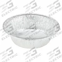 EAGLE THERMOPLASTIC Weighing Dish: Non-Sterile, Aluminum, 200 mL Capacity, Included, Round, Gray (MPN D200-50). Key specifications — Brand: EAGLE THERMOPLASTIC; Color: Gray; Material: Aluminum; Boat Shape: Round; Includes Finger Tab: Included.