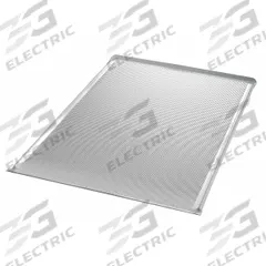 CHICAGO METALLIC Sheet Pan: Sheet Pan Pan, Full Sheet Pan Size, Aluminum, Glazed, Perforated, Silver (MPN 45135). Key specifications — Bead Closure: Closed Bead; Coating: Glazed; Pan Style: Sheet Pan; Perforation: Perforated; Brand: CHICAGO METALLIC; Color: Silver; Material: Aluminum; NSF Certified: No.