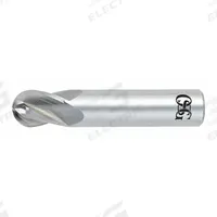 OSG Ball End Mill: Carbide, TiCN Coated, 4 Flute, 3/32" Mill Dia, 3/16" LOC, 1-1/2" OAL (MPN 414-0938-BN08)
