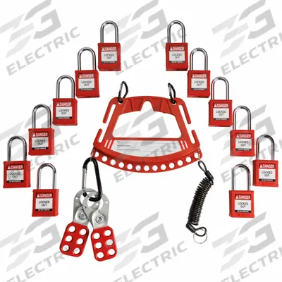 BRADY Lockout Kit: Keyed Alike Padlocks (MPN 153678) - Portable General Lockout Kits