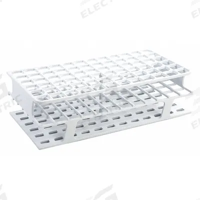 HEATHROW SCIENTIFIC Tube Rack: 2 7/8 in Overall Wd, 9 7/8 in Overall Ht, 5 in Overall Lg, POM - Lab Storage Racks