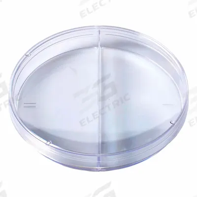 QORPAK Petri Dish: 99.82 mm Dia, 14.99 mm Overall Ht, No Surface Treatment - Petri Dishes