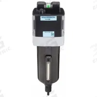 WILKERSON Compressed Air Filter: Coalescing, 1/2 in NPT, 0.5 micron, 72 cfm, 150 psi Max Op Pressure (MPN M28-04-BL00B). Key specifications — attr110055: M28; attr110008: WILKERSON.