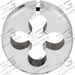 OSG Round Threading Die: M12x1.75 Metric, 38 mm OD, Adj, High Speed Steel (MPN 46152)