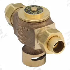 JAY R. SMITH MFG. CO Trap Primer: Cast Bronze, Bronze, Bronze, 1/2 in Nominal Pipe Size, Threaded (MPN 2699-1LF). Key specifications — Finish: Bronze; Includes: Replacement Trap Primer; Brand: JAY R. SMITH MFG. CO; Color: Bronze; Material: Cast Bronze.