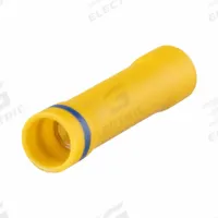 PANDUIT Butt Splice Connector: Yellow, Vinyl, For Wire Size 16 AWG – 10 AWG, 600 V, Pack Qty 25 (MPN ESV10-ESV14-Q). Key specifications — Brand: PANDUIT.