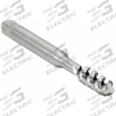 CLEVELAND Spiral Flute Tap: #4-40 UNC, H2 / 2B, 2 Flute, Bottoming Chamfer, High Speed Steel (MPN C58516)