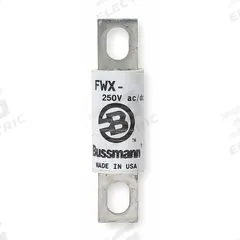 Semiconductor Fuse: FWX Series, Fast-Acting, 50 A, 250 V AC, 250 V DC DC Volt Rating, Non-Indicating (MPN FWX-50A). Key specifications — Series: FWX; Brand: BUSSMANN; Voltage Type: AC/DC.