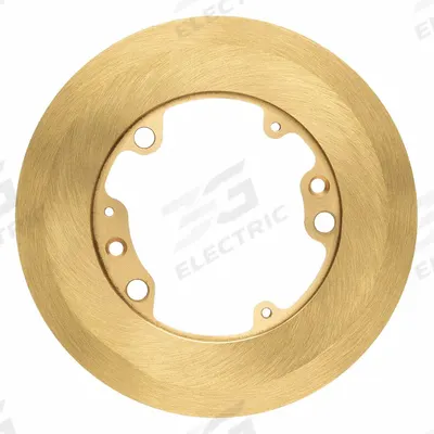 HUBBELL WIRING DEVICE-KELLEMS Carpet Flange: Round, Brass, B24 - Flanges and Trim Rings for Floor Boxes
