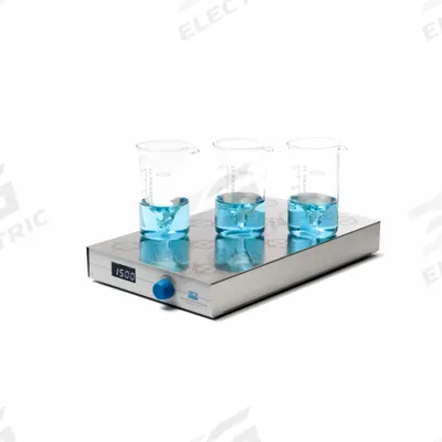 VELP SCIENTIFIC Magnetic Stirrer: US Std Plug Type, 15 Positions, Rectangular - Multiposition Magnetic Stirrers