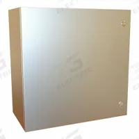 HAMMOND Electrical Enclosure: 304 Stainless Steel, 24 in x 24 in x 12 in, NEMA 12/13/3R/4/4X, Hinged (MPN EN4SD242412SS). Key specifications — Brand: HAMMOND; Closure Method: 1/4-Turn Latch; Enclosure Material: 304 Stainless Steel; Knockouts: Not Included.