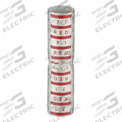 APPROVED VENDOR Open Barrel Splice: 350 kcmil Wire Size, Red Code, 3.79 in, Copper Barrel, 71 Die (MPN 22EZ41). Key specifications — Die Code: 71; Brand: APPROVED VENDOR; Color Code: Red.