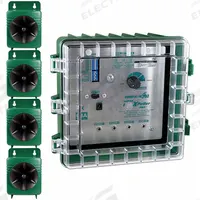 BIRD-X Electronic Bird Repeller: 6 acre Coverage Area, Wall Mount, Electric, 110 dB Max Volume (MPN SBXP-PRO-1). Key specifications — Manufacturer Part Number: SBXP-PRO-1; Brand: BIRD-X; Mounting Type: Wall Mount; Power Source: Electric; Targeted Animals: Starlings; Voltage: 110 V AC.