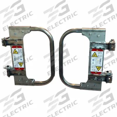 PS INDUSTRIES Self-Closing Safety Gate: Stainless Steel, For 30 in to 40 in Opening Wd - Width Adjustable Double-Door Metal