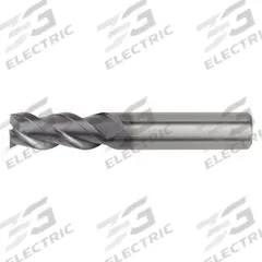 WIDIA HANITA Square End Mill: Carbide, AlTiN Coated, 3 Flute, 8 mm Mill Dia, 20 mm LOC, 63 mm OAL (MPN 450308003T)