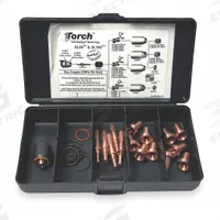 THERMAL DYNAMICS Plasma Torch Consumable Kit: SL100/SL60, 100 A (MPN 5-2556). Key specifications — For Plasma Torch Type: Handheld; Manufacturer Part Number: 5-2556; Brand: THERMAL DYNAMICS; Kit Includes: Start Cartridge/Swirl Ring.