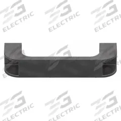 Handle: 15 Series, Inch, Plastic, Black, Drop-In, 4 27/64 in x 1 27/64 in, 5 1/2 in Overall Ht (MPN 13AC7350). Key specifications — Mounting Type: Drop-In; Includes Fasteners: Yes; Brand: FAZTEK; Finish: Unfinished; Material: Plastic.