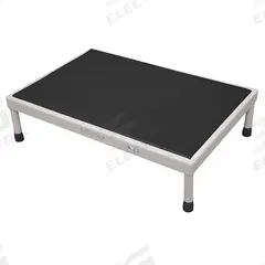 COTTERMAN Work Platform: 8 in Platform Ht - Max, 19 in Platform Wd, 24 in Platform Dp, Aluminum (MPN 1AAWP1924A8 A5-8 B1 P1). Key specifications — Brand: COTTERMAN; Color: Silver; Tread Type: Antifatigue Mat.