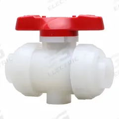 ASAHI Manual Two-Way Ball Valve: 1 1/2 in, PVDF, 150 psi Max. Pressure (CWP), Full Port Ball Port (MPN 1627015). Key specifications — Brand: ASAHI; Handle: Tee.
