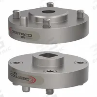 DE-STA-CO Robot Adapter Kit: TE-050-01, ISO 9409, 1.97 in Bolt Circle Dia. Key specifications — attr977790: 6 mm Dia x 12 mm 316 Stainless Dowel Pin; attr977779: Aluminum; attr977784: TE-25xxx; attr977795: TE-050-01; attr977786: TE-25; attr977789: ISO 9409; attr950663: DE-STA-CO.