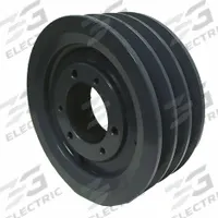 APPROVED VENDOR V-Belt Sheave: 3B42SH, 3 Groove, 4.55 in OD, Bushed Bore, SH, Quick Detachable. Key specifications — Pulley Industry Number: 3B42SH.