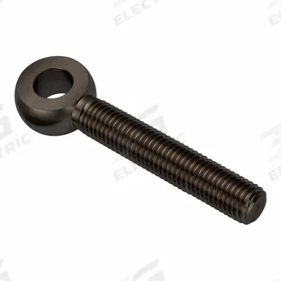 AMPG Fixed Rod End: Stainless Steel, Black Oxide, 2 in Hole Center-to-End Lg - Stainless Steel Male Threaded Fixed Rod Ends