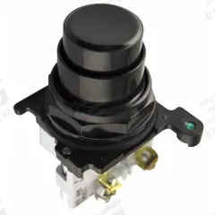 EATON Extended Push Button Operator: Non-Illuminated, Extended Profile, Metallic, 30 mm, 1NO/1NC (MPN E34EB1-1X). Key specifications — Brand: EATON; Action: Momentary; Series: E34; Push Button Material Type: Metallic.