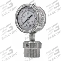 PIC GAUGES Pressure Gauge with Diaphragm Seal: 0 psi to 600 psi, 301L/0JJJ, 2 1/2 in Dial, Glycerin (MPN 301L254K/0JJJ200). Key specifications — Brand: PIC GAUGES; Gauge Case Liquid: Glycerin; Seal Fill Liquid: Glycerin; Seal Lower Housing Material: 316 Stainless Steel; Accuracy: ±2-1-2%; Gauge Wetted Parts: Stainless Steel.