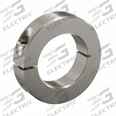 RULAND MANUFACTURING Shaft Collar: 1-Piece, Inch, Round, Clamp-On, 1 1/4 in Bore Dia - Stainless Steel Shaft Collars