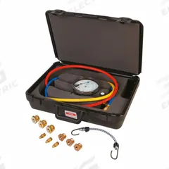 WATTS Backflow Preventer Test Kit: 3 Valves, TK-9A, 3 Valve Test Kit, Test Kit. Key specifications — Includes: (9) Hose Adapters; Compatible Product Type: Pressure Vacuum Breakers and Spill-Resistant Vacuum Breakers to USC and Asse 5000 Standards; Manufacturer Part Number: TK-9A; Brand: WATTS.