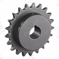 TSUBAKI Single Strand Sprocket: 50, For 5/8 in Chain Pitch, 1 in Bore Dia, 21 Teeth, Steel (MPN 50B21F-1). Key specifications — Brand: TSUBAKI.