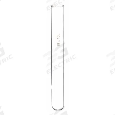 APPROVED VENDOR Test Tube: 60 mL, Test Tube, 25 mm Body Dia, 150 mm Overall Ht, Colorless - Glass Test Tubes