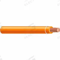 Building Wire: Copper, 4 AWG, 1 Conductors, Stranded, Orange, 1,000 ft Lg, THHN/THWN-2 (MPN 41171006). Key specifications — Voltage: 600 V; Brand: SOUTHWIRE.