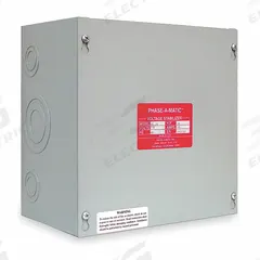 PHASE-A-MATIC Voltage Stabilizer: Three Phase, 230 V, 9.1 A Max Current, 1 (MPN VS-3). Key specifications — Brand: PHASE-A-MATIC; Operating Voltage: 230 V.