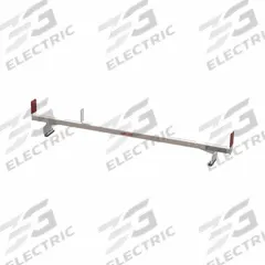 WEATHER GUARD Van Roof Rack: Aluminum, 12 in Overall Ht, 8 in Overall Lg, 70 in Overall Wd, White (MPN 2097-3-03). Key specifications — Includes: Velcro Straps; Material: Aluminum; Finish: Powder-Coated; Brand: WEATHER GUARD; Color: White.